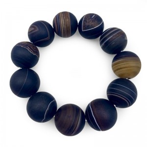 20MM Striped Agate Strings