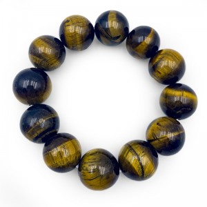 16MM Yellow Tiger Eye Bracelet
