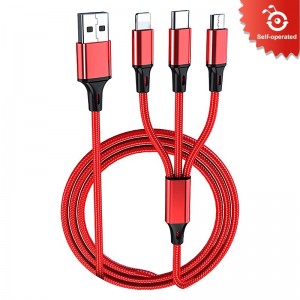 3 in 1 Cell Phone Data Cable
