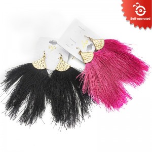 Alloy Tassel Earrings(8cards/set)