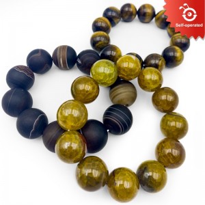 16mm/18mm/20mm Striped Agate Strings