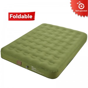 One-click Green air mattress/ Double bed (Airbus J) with 200*150*25CM