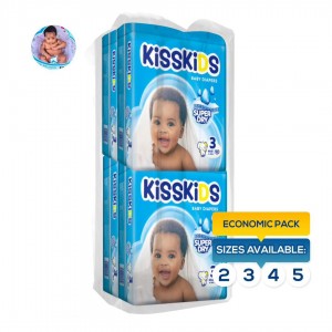 Kisskid Baby Diaper - ECONOMY PACK