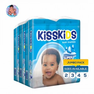Kisskid Baby Diaper  - JUMBO PACK