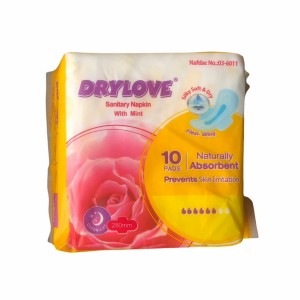 Pack of dove sanitary pad