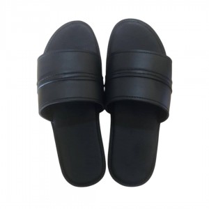 Black male slippers