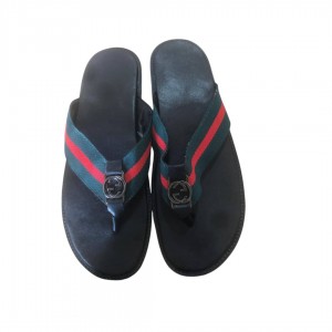 Black male slippers