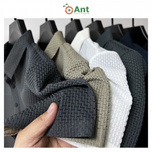 Textured Basket-Weave Resort Shirt