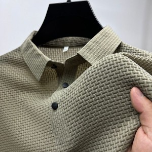 Textured Basket-Weave Resort Shirt
