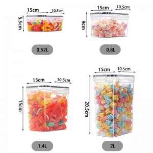 Airtight Crystal-Clear Pantry Organizers