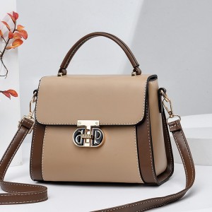 Heritage Contrast Top-Handle Satchel
