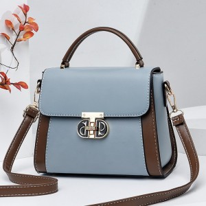 Heritage Contrast Top-Handle Satchel