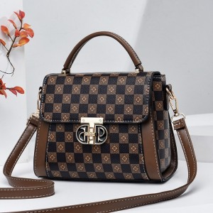 Heritage Contrast Top-Handle Satchel