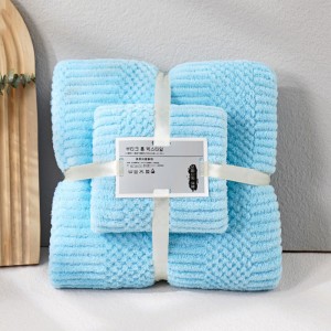 Ultra-Plush Textured Bath Towel Duo