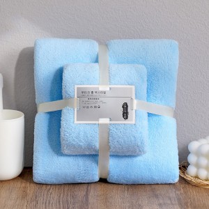 Ultra-Plush Textured Bath Towel Duo